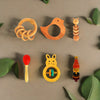 Eco Wooden Rattle Gift Kit: Rings, Teether, Maracas & Delights