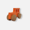 Wooden Orange SUV Toy