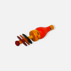 Wooden Colored Whistle Rattle