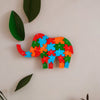 Wooden Elephant Puzzle - Dual-sided A-Z and 1-26 Montessori Learning Blocks