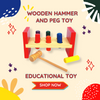 Wooden Hammer and Peg Toy