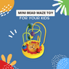 Wooden Mini Bead Maze Toy Assorted Colors: Engaging Fine Motor Skill Development