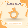 Rabbit Shape Neem Wood Teether