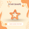 Star Shape Neem Wood Teether