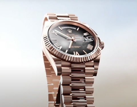 2024 New Release 40mm Rolex DayDate Everose with Ombre dial