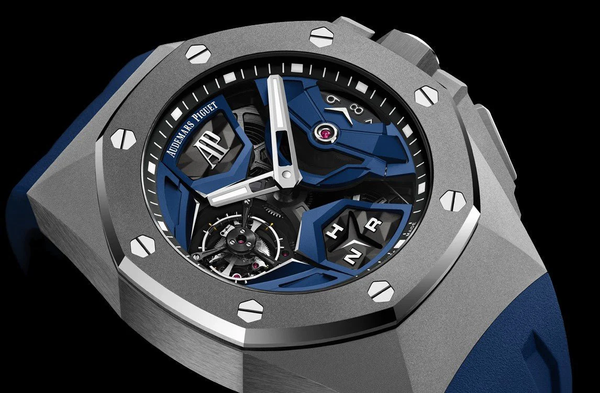 AP Concept - Blue and Grey Openworked Concept Dial with Blue Strap