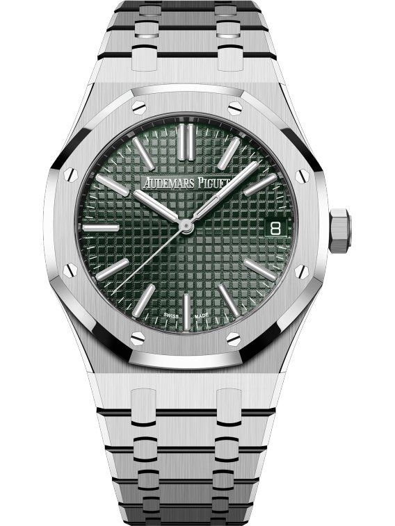 Audemars Piguet Royal Oak Selfwinding 41 mm Stainless Steel Green