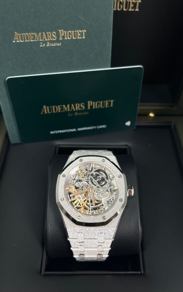 Audemars Piguet Skeleton Royal Oak 15407OR 41MM With Rose Gold Bracele -  OMI Jewelry