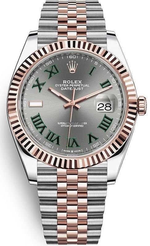 Rolex Datejust 41 Wimbledon Dial Jubilee Bracelet Men's Watch 126300 –  Monica Jewelers