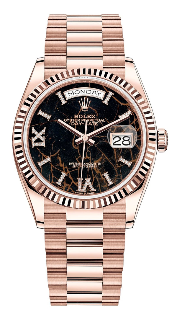 Rolex Day Date President Rolex Everose Day-Date 36 Watch – WatchesOff5th