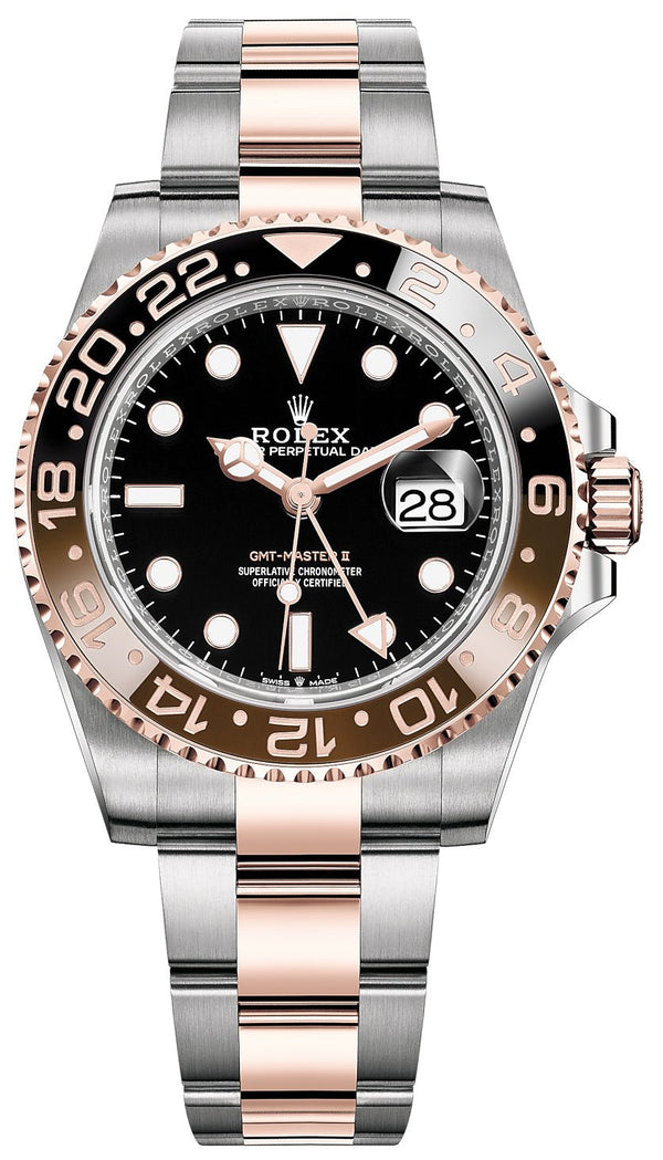 Rolex Men's GMT-Master II 18kt Everose Gold Watch