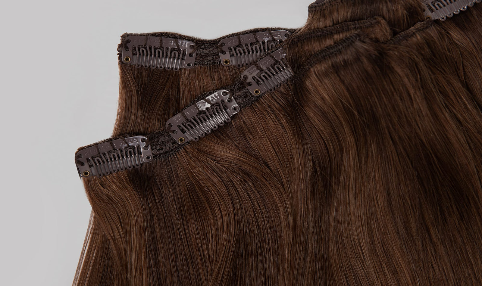 Clip In Hair Extensions - Barely Brown