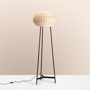 next rattan floor lamp