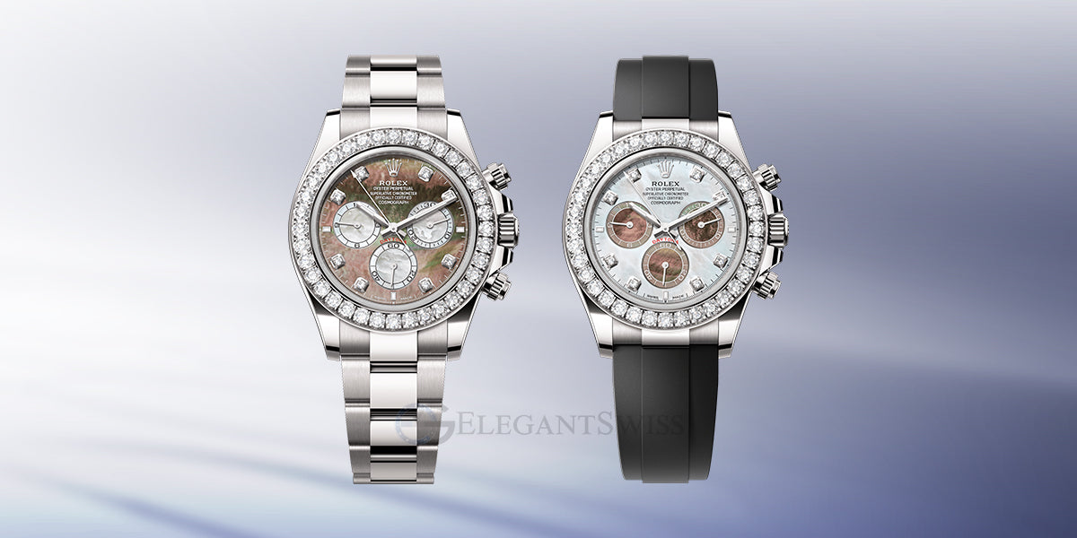 Cosmograph Daytona With Diamond Bezel and Mother-of-Pearl Dials