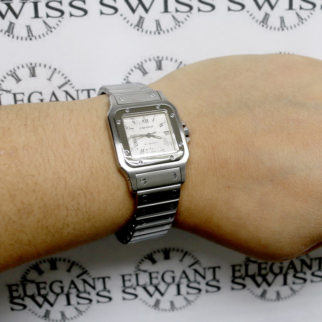 cartier santos galbee 29mm