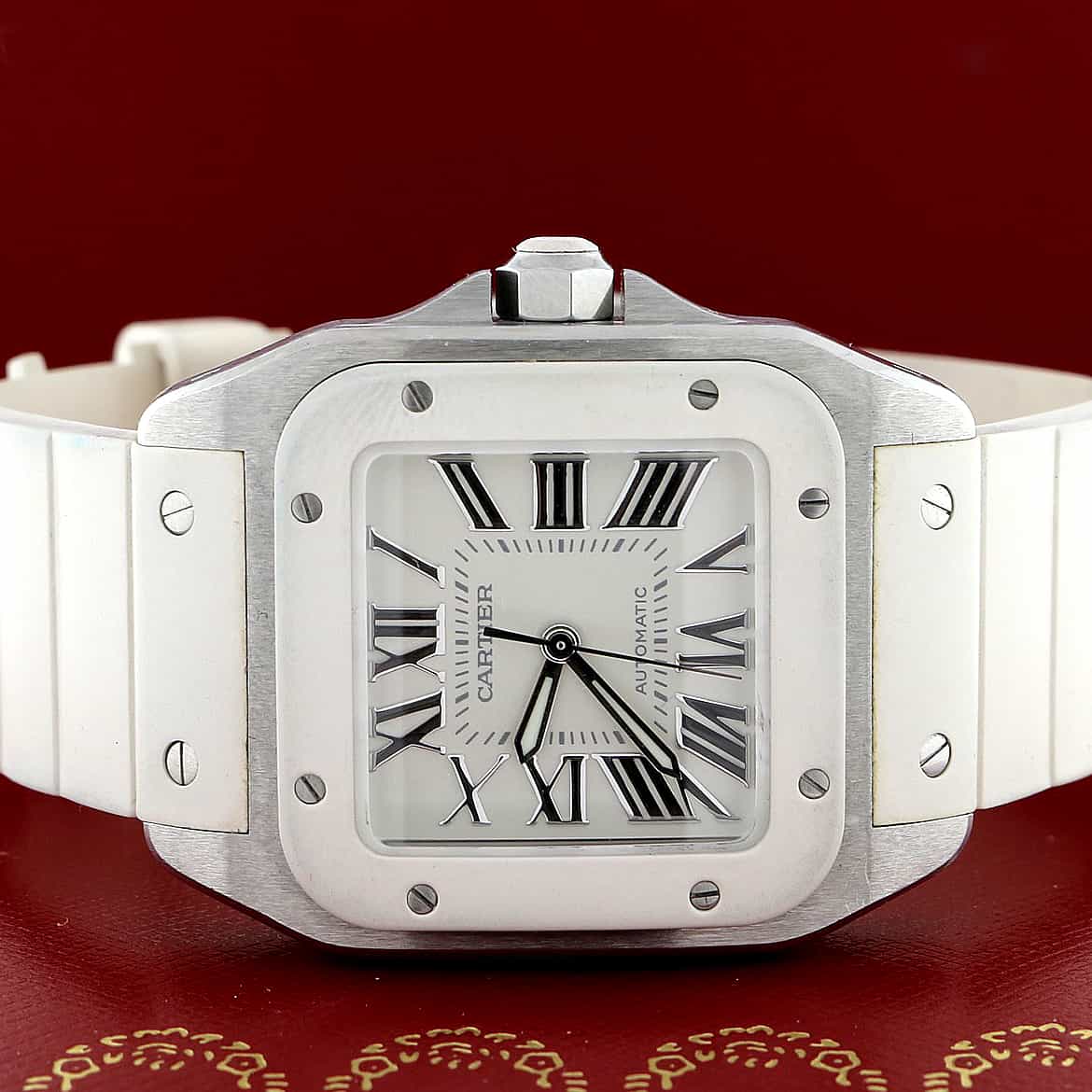 cartier santos white