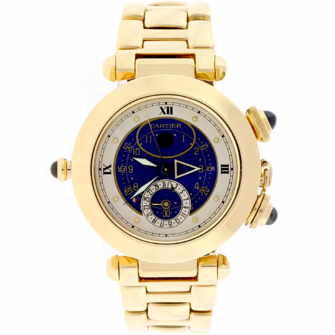 cartier pasha 18k gold price