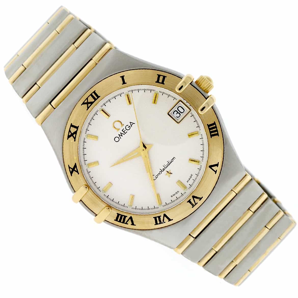 Omega Constellation 2Tone 18K Yellow Gold & Stainless Steel Original