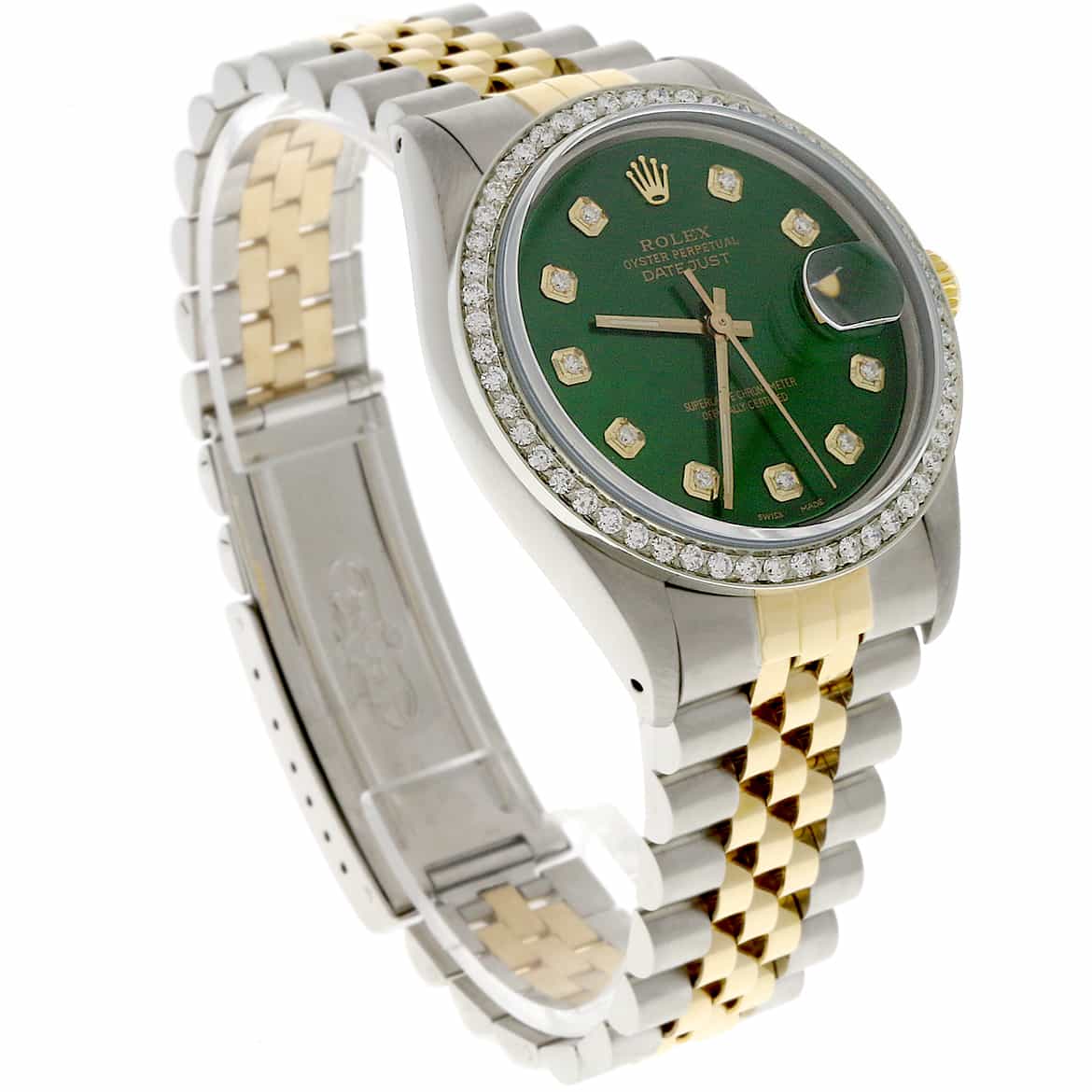 rolex datejust emerald