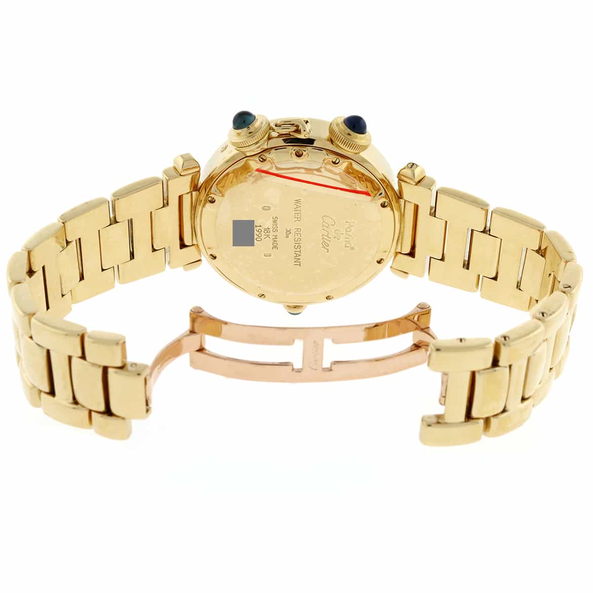 cartier pasha 38mm yellow gold