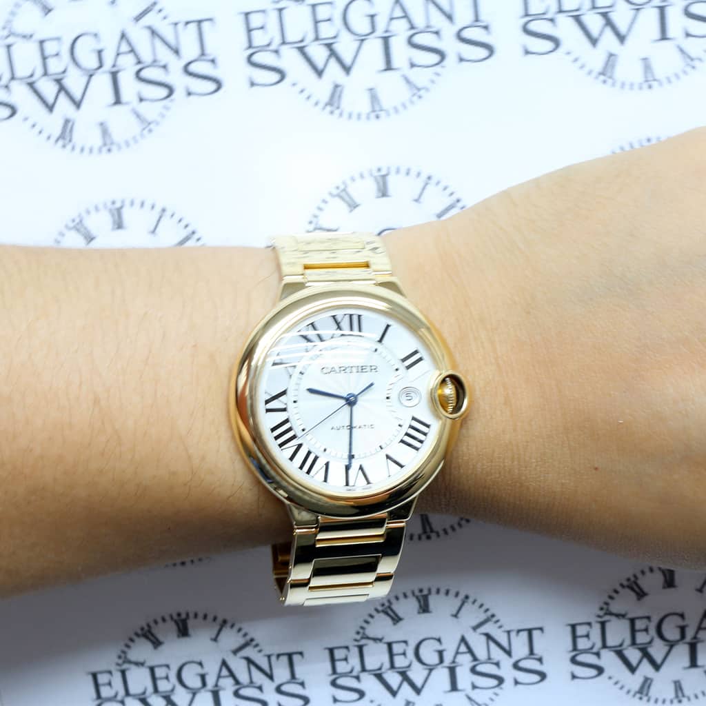 cartier ballon bleu 42mm yellow gold