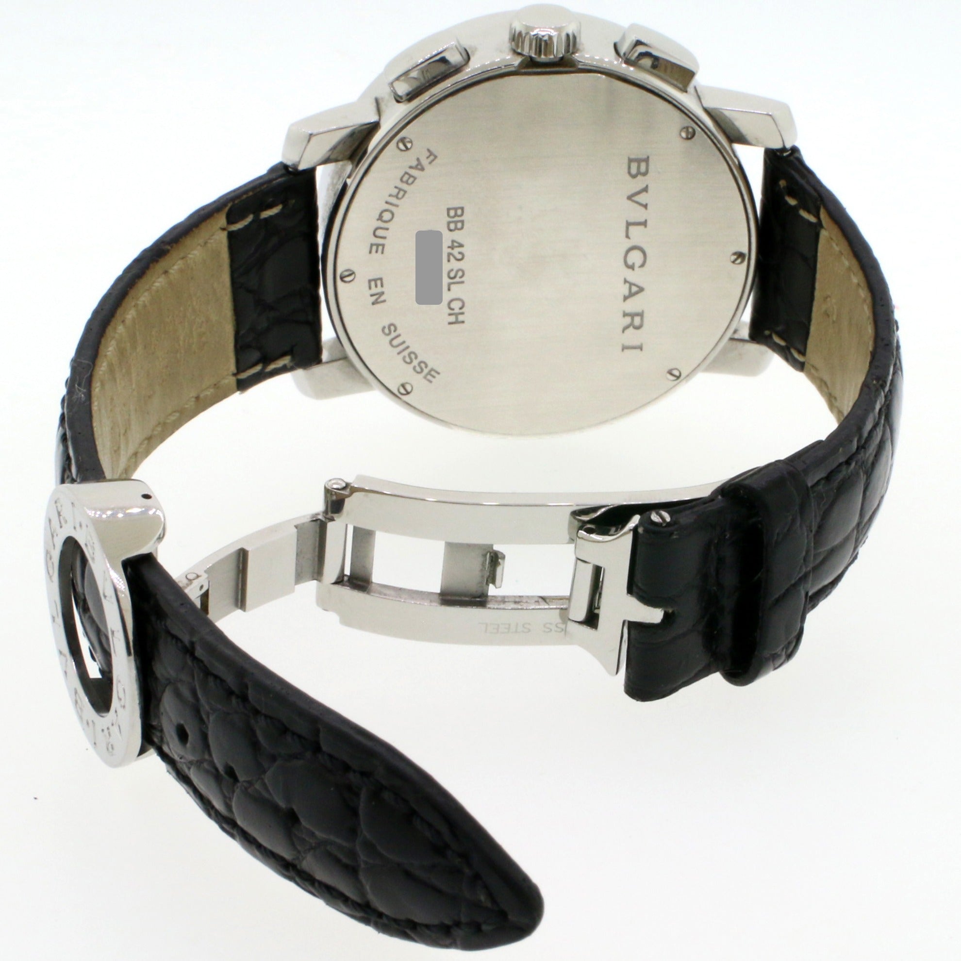 bvlgari uhr stainless steel