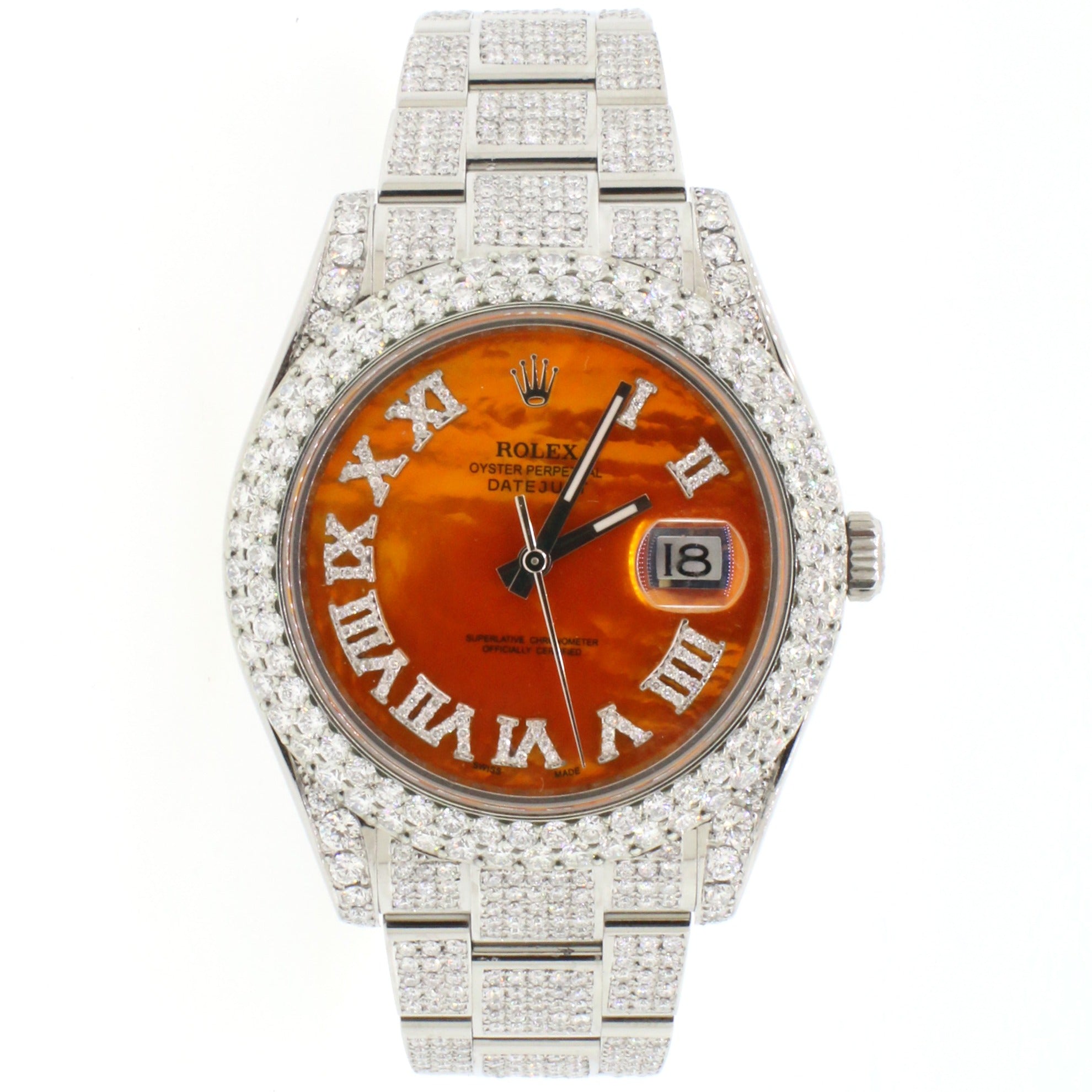 orange dial rolex