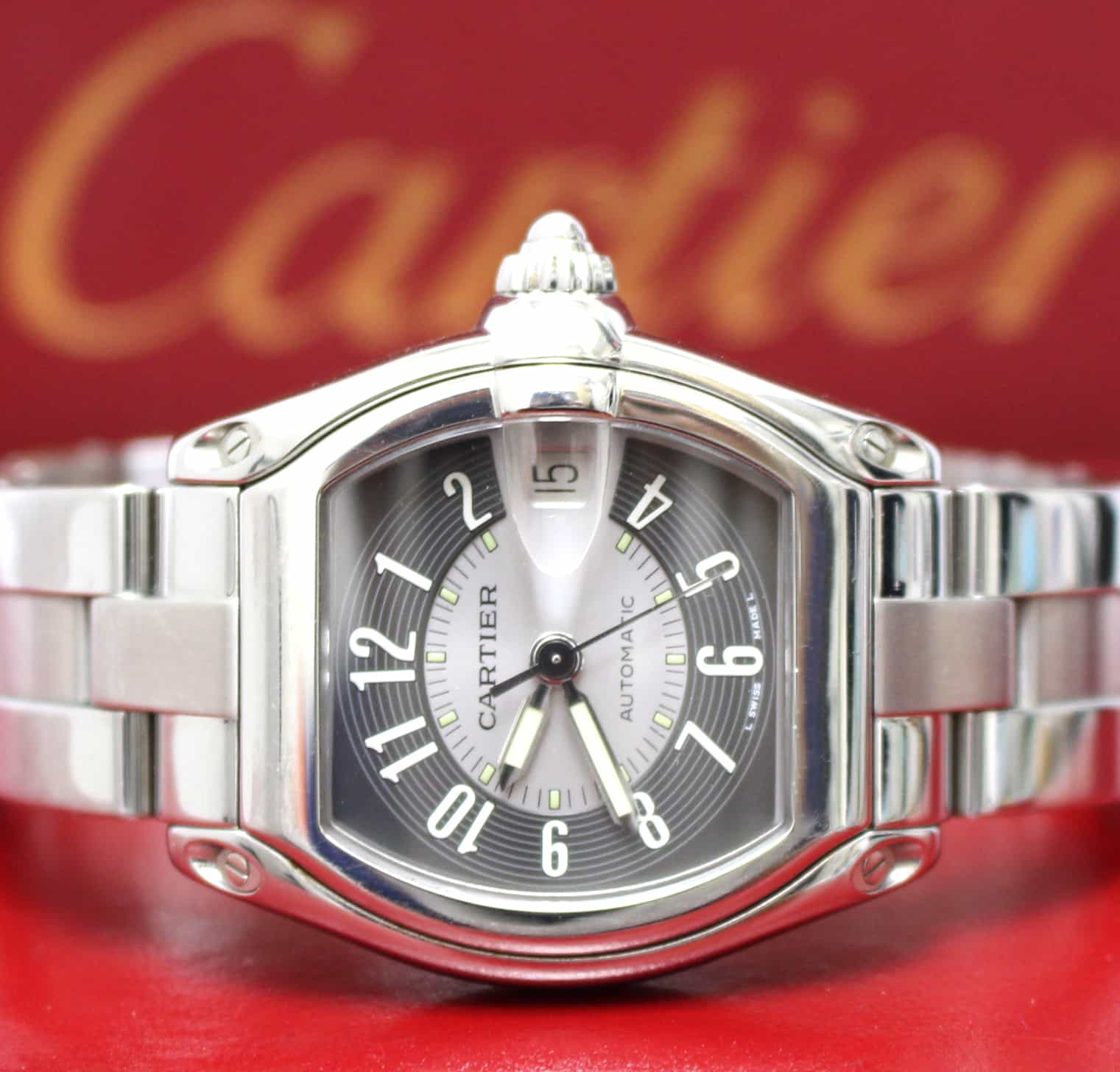 cartier roadster arabic numerals