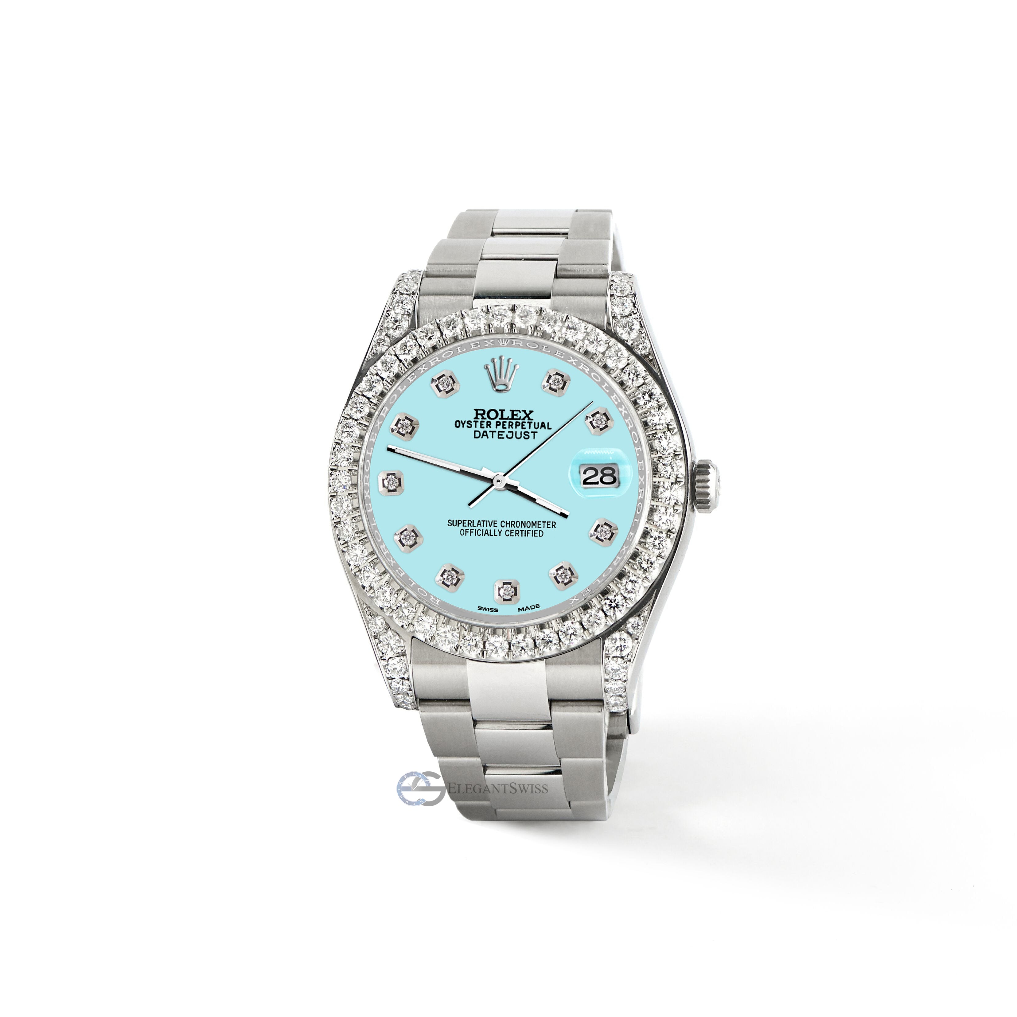 rolex aqua blue