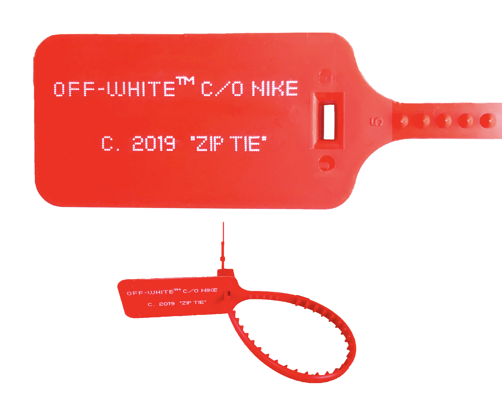 nike off white tag