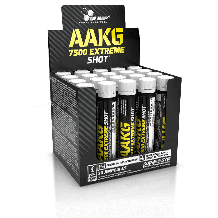 AAKG | Olimp Sport Nutrition | AAKG 7500 Extreme Shots | 20 fiole (40 portii)