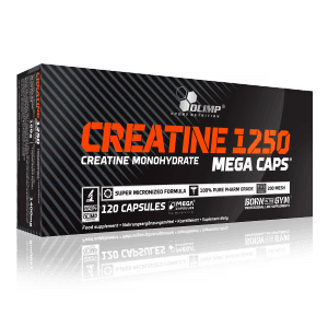 Creatina monohidrata micronizata | Olimp Sport Nutrition | Creatine 1250 Mega Caps | 120 capsule (40 de portii)