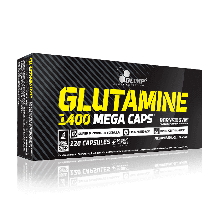 Glutamina | Olimp Sport Nutrition | Glutamine 1400 Mega Caps | 120 capsule (40 de portii)