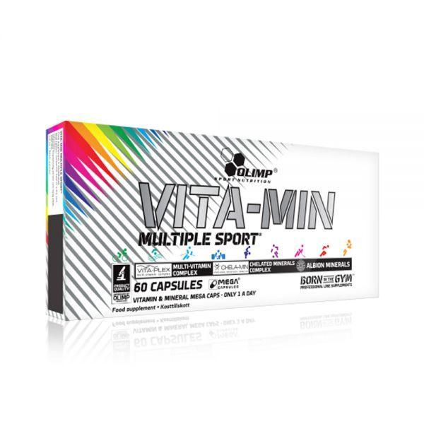 Vitamine si minerale | Vitamina C, Zinc, Vitamina B6, Vitamina D, Magneziu, etc. | Olimp Sport Nutrition | VitaMin Multiple Sport Mega Caps | 60 capsule (30 de portii)