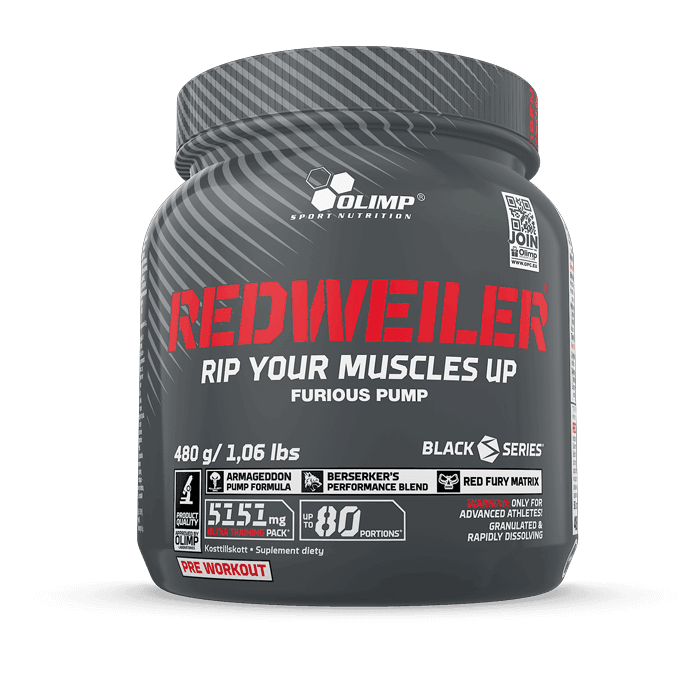 Pre Workout | Olimp Sport Nutrition | Redweiler orange | 480g (45 portii)