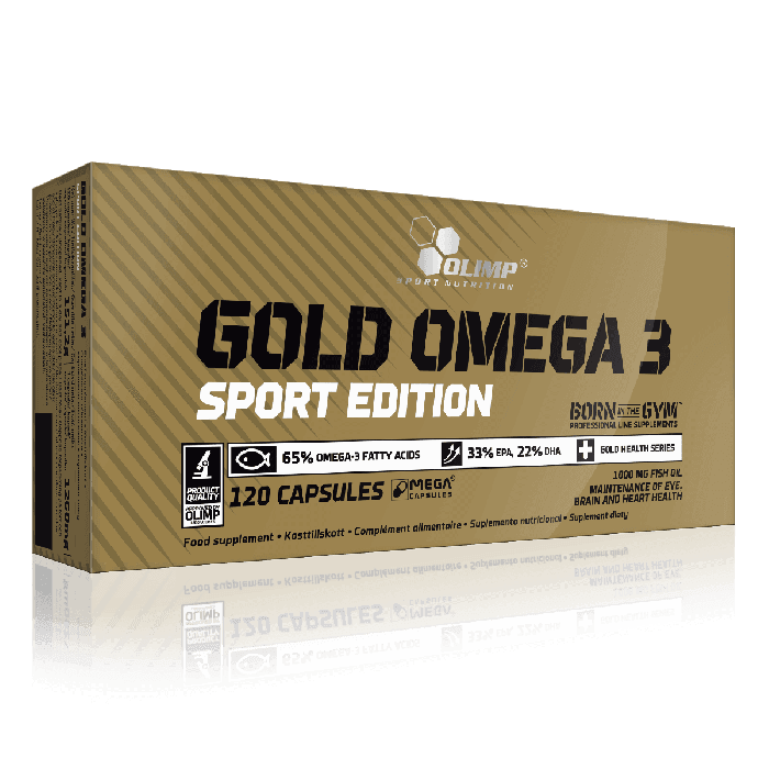 Omega 3 | Olimp Sport Nutrition | Gold Omega 3 sport edition | 120 capsule (120 portii)