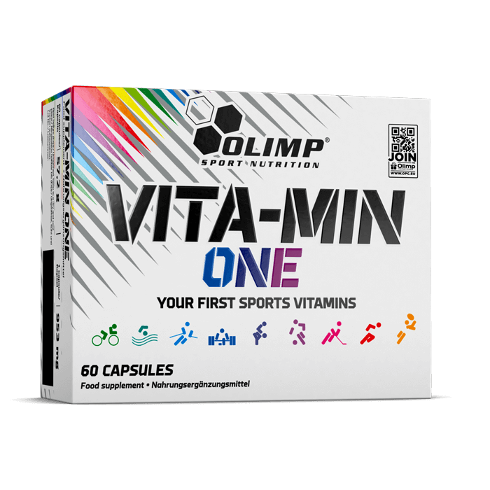 Vitamine si minerale | Vitamina C, Zinc, Vitamina B6, Vitamina D, Magneziu, etc. | Olimp Sport Nutrition | VitaMin Multiple Sport Mega Caps | 60 capsule (60 de portii)