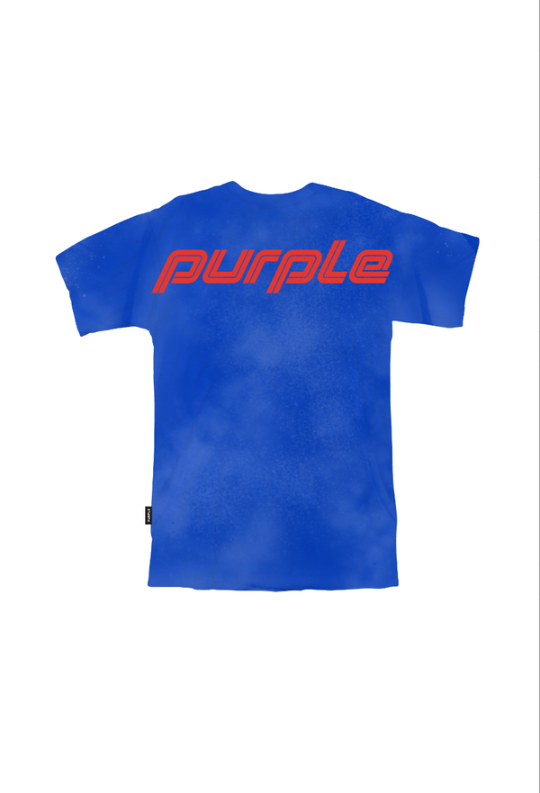 Purple Brand Textured Jersey Inside Out Tee- GREEN