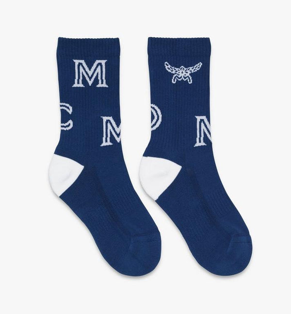 MCM Men's Monogram Knit Socks