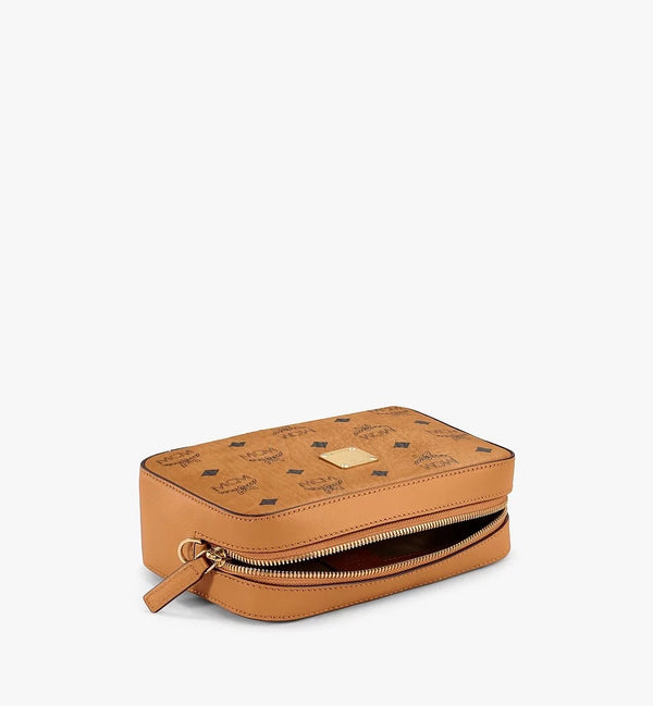 Mcm (cognac Mini Anna Visetos Canvas Crossbody Bag) – Vip Clothing Stores