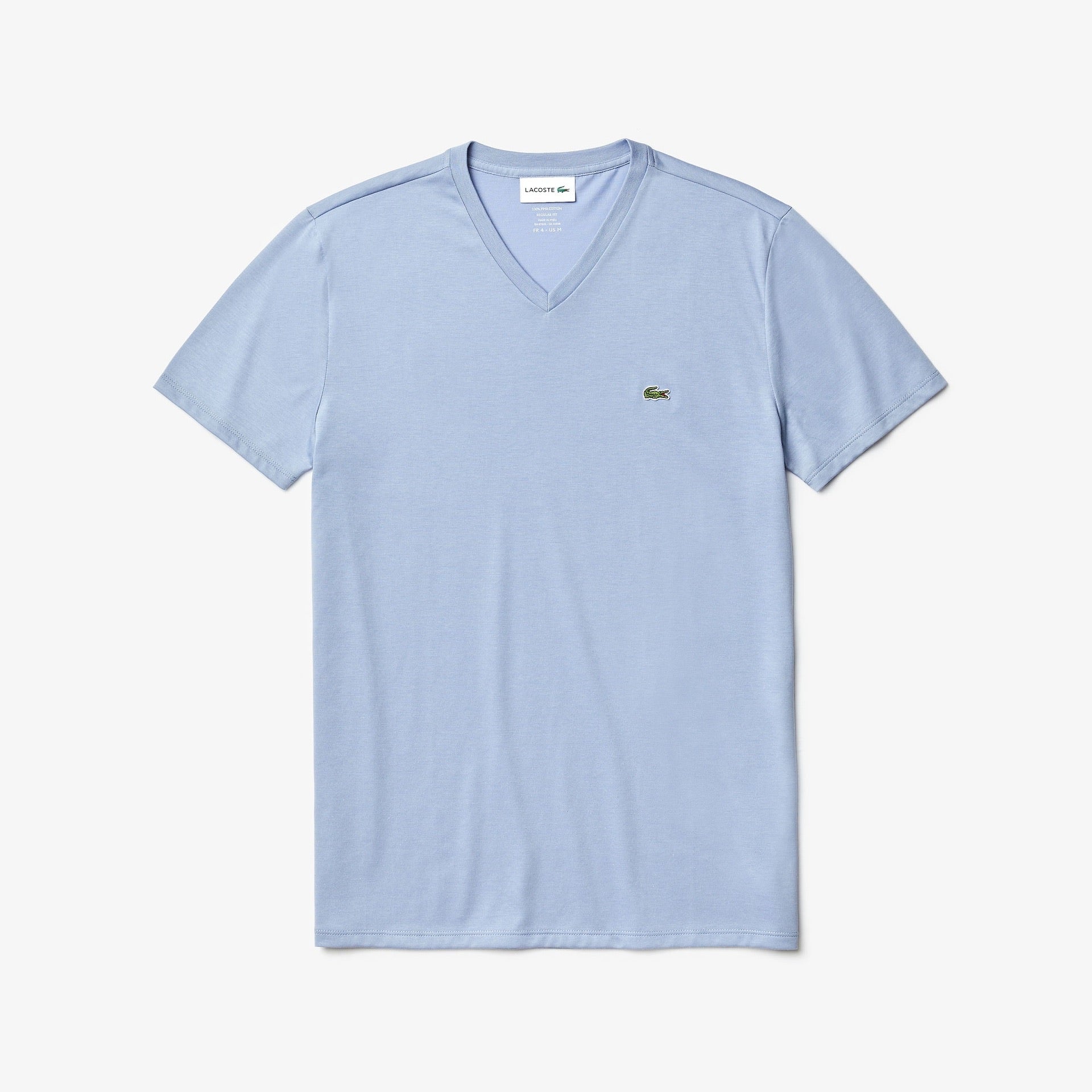 Lacoste Men's V-neck Purple Pima Cotton T-shirt – Vip Clothing Stores