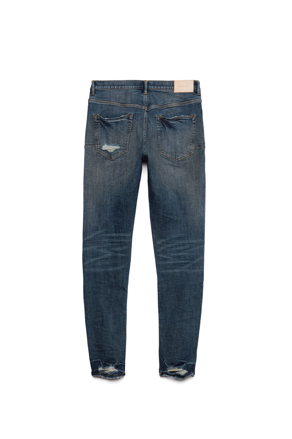 NWT PURPLE BRAND Indigo Oil Repair Skinny Jeans Size 30/40 $275