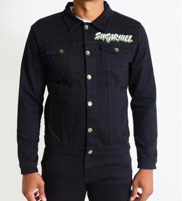 Sugar hill (Black/muti sin denim jacket) – Vip Clothing Stores