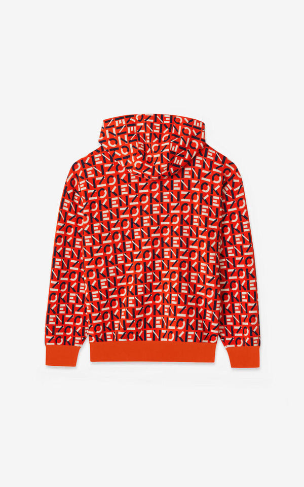 Kenzo (orange Sport monogram jacquard jacket)