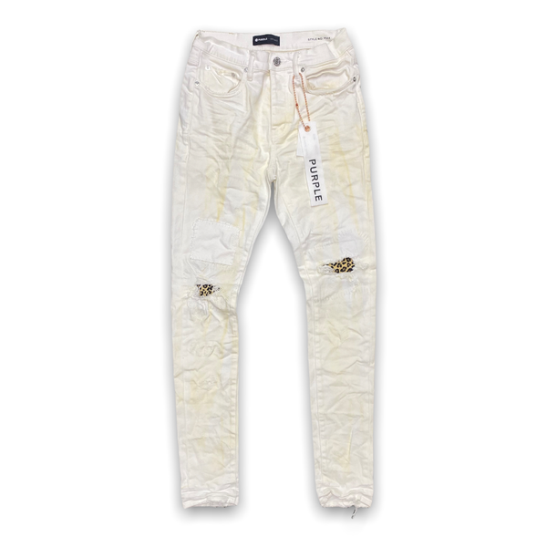 Purple brand (white center front hem zip jean) – Vip Clothing Stores