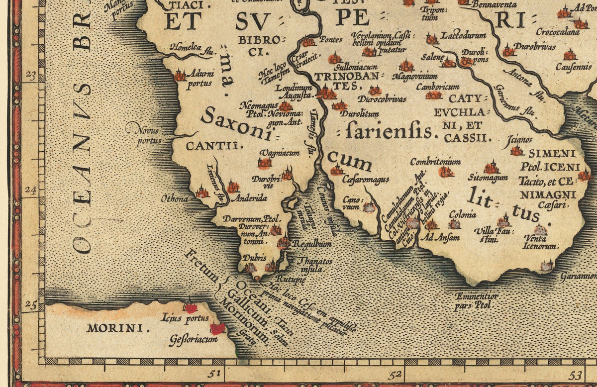 ortelius england map