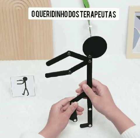 Boneco Flexible Brinquedo Educativo com testes psicologicos