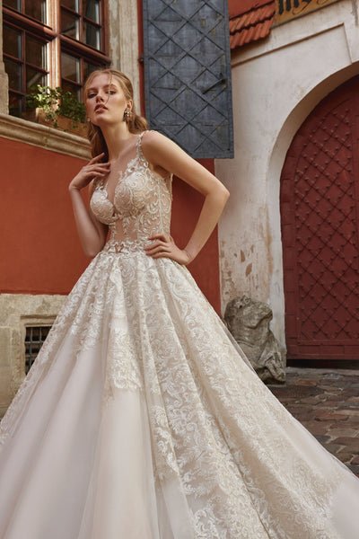 A-line Chiffon/Lace Beach Wedding Dresses,Custom Made Bridal Dresses,P –  PromDressForGirl