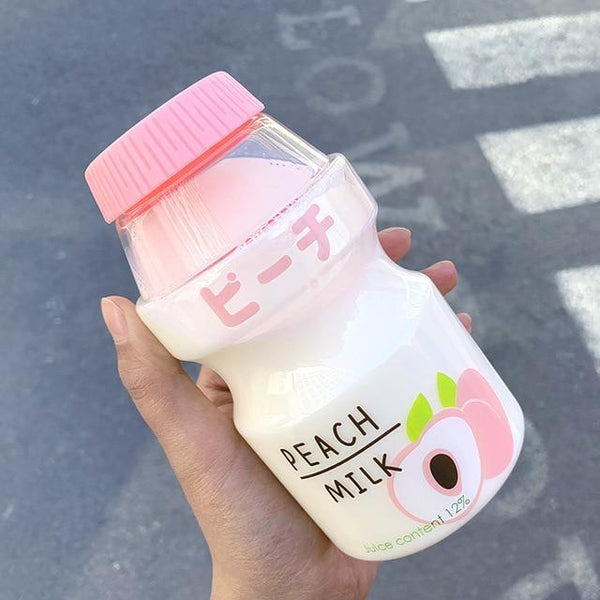 Yakult Style Solid and Transparent Bottles - 480 ml - Bobo's House