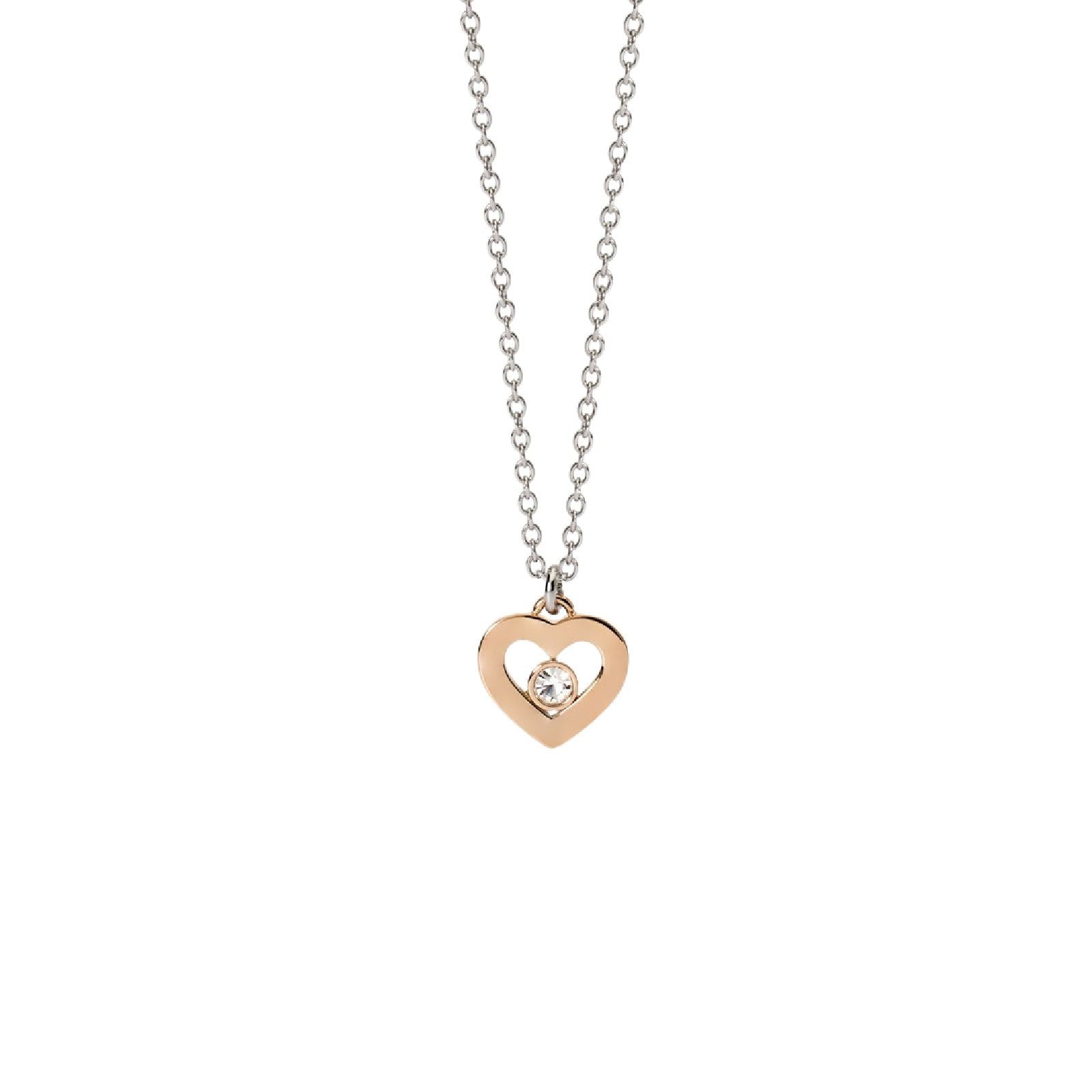 Collana Donna Acciaio PVD Rosè Marlù Gioielli Nel Mio Cuore 15CN031R-W